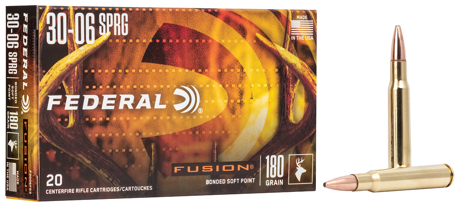Federal Fusion .30-06 Springfield 180 gr Polymer Tip 20 Rounds