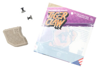 Die Free Tiger Claw M-LOK Angled Foregrip, 10-Degree, Flat Dark Earth Nylon