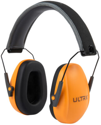 Allen 4172 Passive Slim Profile Over-the-Head Youth Orange Ear Muffs