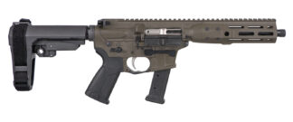 LWRC ICP9PBC8SBA3 IC-9  9mm Luger 8.50" 33+1 Black Nitride Threaded Barrel, Patriot Brown Anodized Aluminum Picatinny Rail Receiver, SB Tactical SBA3 Brace, LWRC Ultra Combat Grip, Ambidextrous