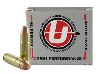 Underwood Ammo .458 SOCOM 350 gr FMJ Flat Nose Brass, 20 Rounds