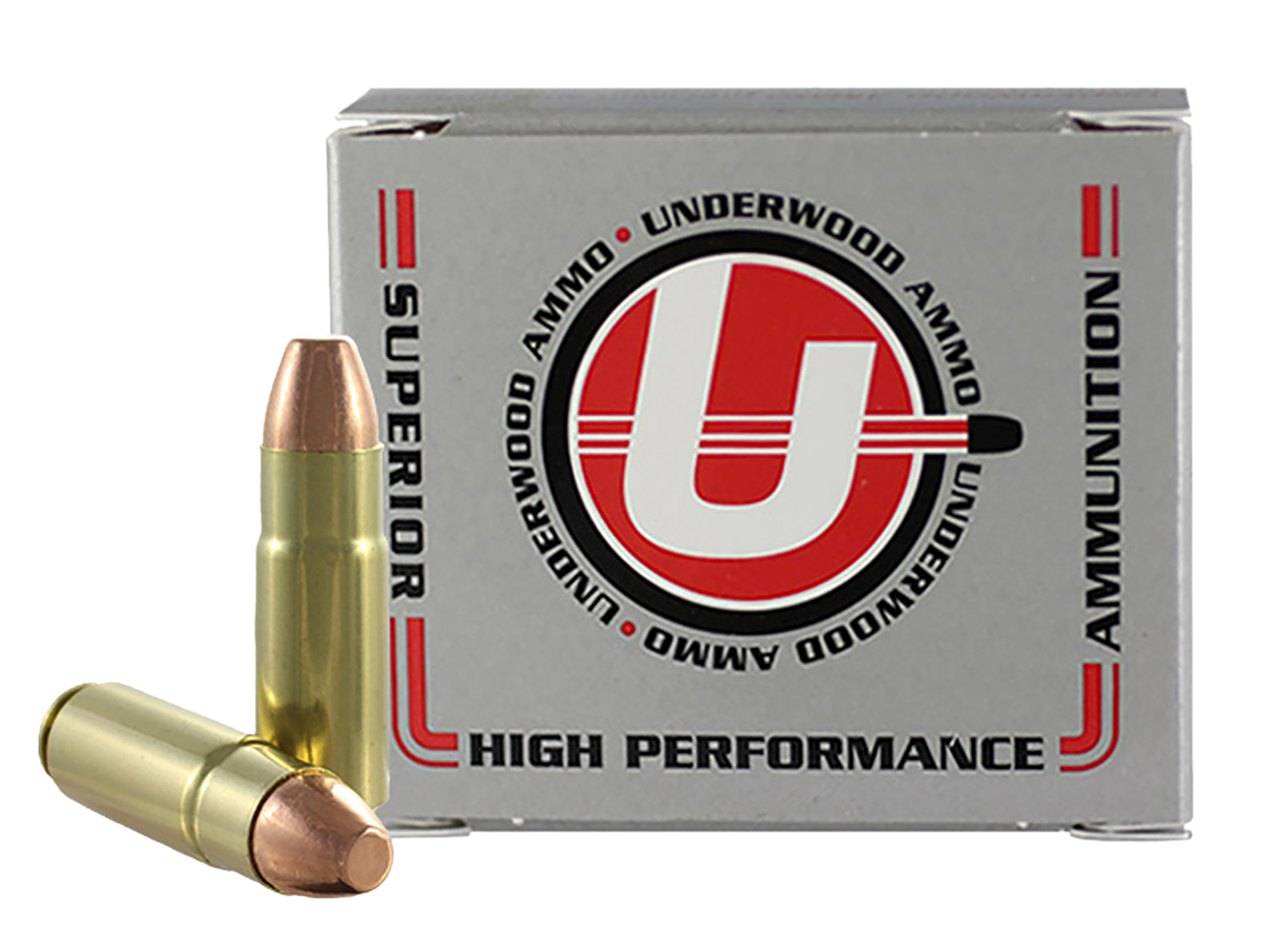 Underwood Ammo .458 SOCOM 350 gr FMJ Flat Nose Brass, 20 Rounds