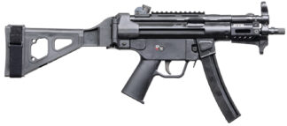 PTR 9RS BR 9mm Luger 30+1 6" Black Nitride 3-Lug Threaded Barrel, M-LOK Handguard, Black Parkerized Aluminum Picatinny Rail Receiver, SB Tactical Brace, Black Polymer Grip