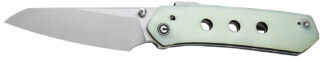 CIVIVI Vision FG Folding Knife, 3.54in Satin Nitro-V Blade, Natural G10 Handle