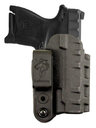 DeSantis Slim-Tuk Ambidextrous IWB Black Kydex Holster, 1.75in Nylon Clip Fit S&W Bodyguard 2.0