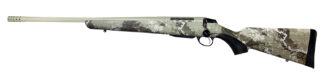 Tikka JRTXVA47124 T3x Lite 7mm PRC 3+1 24.40" Desert Verde Cerakote Fluted Threaded Barrel & Drilled & Tapped Receiver, Veil Alpine Fixed Synthetic Stock, Left Hand