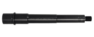 Lead & Steel AR9 5.56 NATO 7.5 in Government Profile Dimpled Barrel, 1:7 Twist, Black Nitride