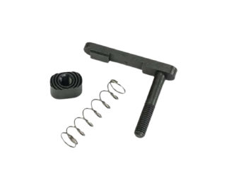White Label Armory AR15 Magazine Catch Kit, Black Steel