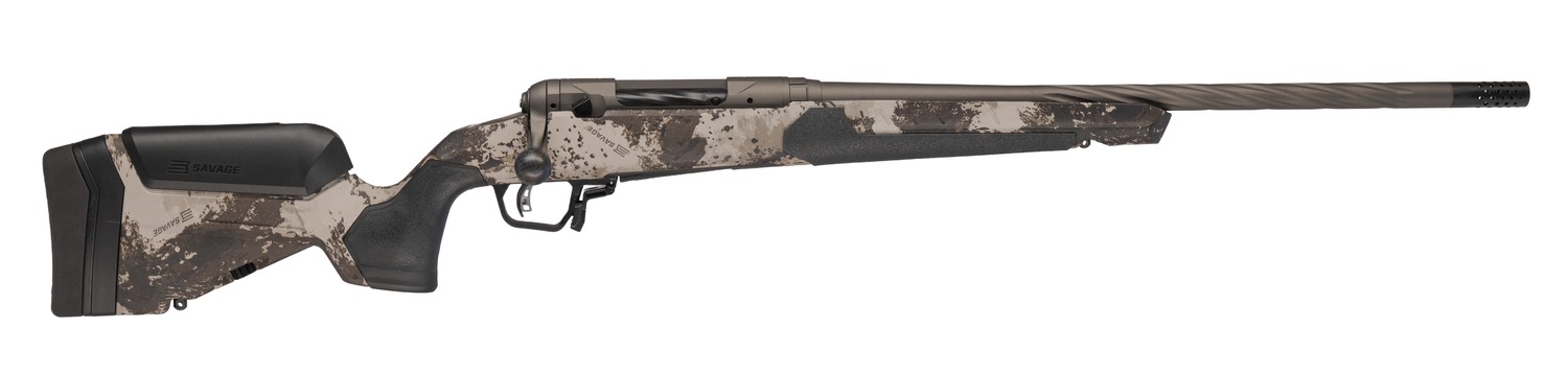 Savage Arms 32610 110 Core Hunter Pro 7mm PRC 3+1 22" Fluted Barrel, Savage Western Camo AccuStock w/AccuFit V2 Synthetic Stock, Right Hand