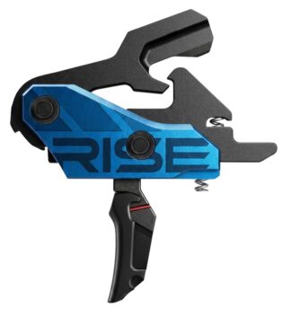 Rise Armament Blitz Defense G2 Flat Blade Trigger, Black