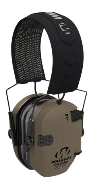 Walkers Razor Electronic Earmuffs, Flat Dark Earth (FDE)