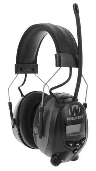 Walkers Digital AM/FM Muff Electronic Earmuff with Bluetooth
