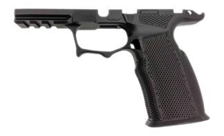 Icarus Precision A.C.E. Grip Module for Sig P365 X-Macro Manual Safety, Black Anodized Aluminum