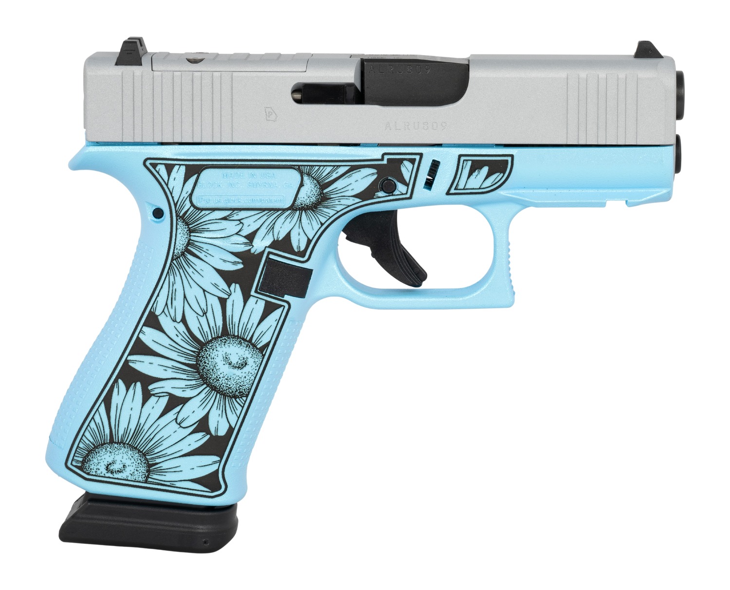 Glock G43X 9mm Double-Action Only 15+1, 3.41 in Serrated Steel Slide
