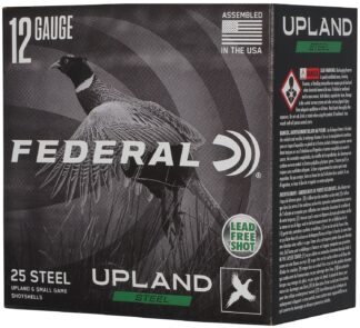 Federal USH125 12 Gauge 2.75 in Steel Upland, 25 Rounds