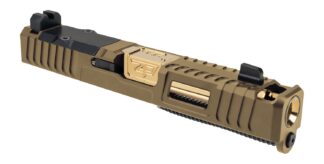 ZAFFIRI PRECISION CU-G19G3 IBS RMR FDE CP GLD BLNK Slide for G19