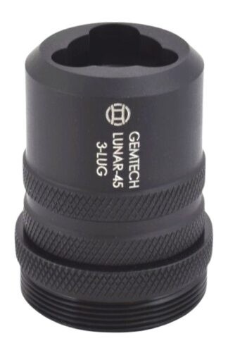 Gemtech 12199 Lunar 45/GM-45 3-Lug MP5-Style Mount Accessory, 5.7 in Length