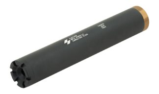 Fletcher Rifle Works Taquito .22 LR 1 in Black Stainless/Aluminum 1/2x28 Suppressor
