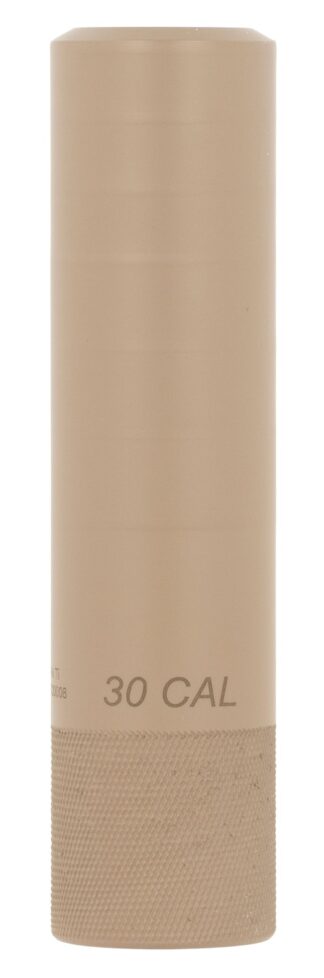 Fletcher Rifle Works Permian 30 Cal Suppressor 1.62 in Tan Stainless Steel, 1.375x24