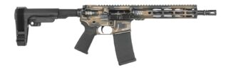 Shark Coast Tactical Anime-15 Bronze Semi-Auto .223/5.56 NATO 10.5 in 30+1 Thumb Safety