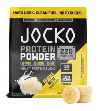 JOCKO FUEL Banana Cream Protein Powder Bag