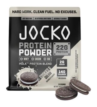 JOCKO FUEL Cookies and Cream Protein Powder Bag