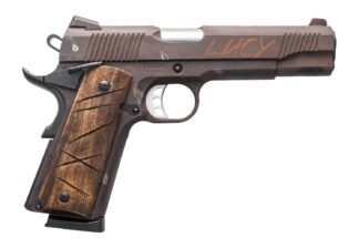 Tisas 10100528AA5 1911 Duty .45 ACP Single Action 5 in Stainless Steel, 8+1
