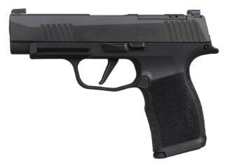 Sig Sauer 365XL9BXR3P15 P365XL  Micro-Compact 9mm Luger 15+1 3.70" Black Barrel, Black Nitron Stainless Steel Optic Ready/Serrated Slide, Black Stainless Steel Frame w/Accessory Rail, Black X Polymer