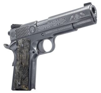 Breda/Dickinson Adam 1911 Mesopatamia Semi-Auto 45 ACP 8+1 5 in Stainless Barrel, B Serrations