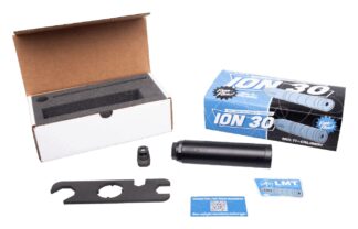 LMT AT ATION3 Ion30 .17-300 Win Mag 1.74 in Suppressor, 5/8x24, Black