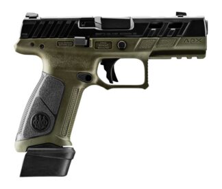 Beretta APX A1 Semi-Auto 9mm, 4.25 in, 15+1 Rounds, OD Green Ported Optic-Ready