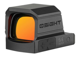OSight Osight SE 1x Red Dot, Multi-Reticle 2 MOA Dot/32 MOA Circle, Black Anodized