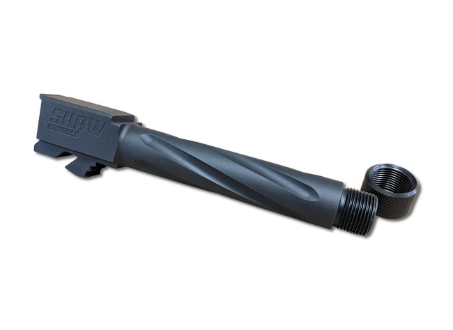 SHAW BARRELS GL19SSNHF9TM GLK19 9mm Spiral 1/2-28 Barrel