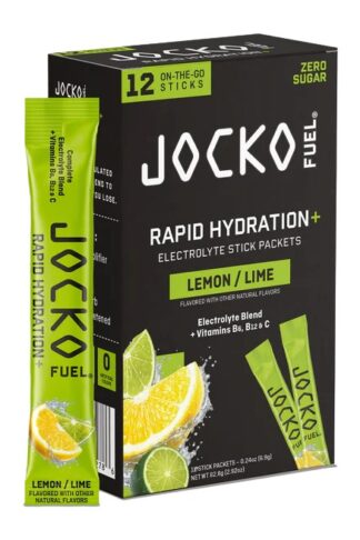 JOCKO Fuel Rapid Hydration Powder Lemon Lime 12-Pack