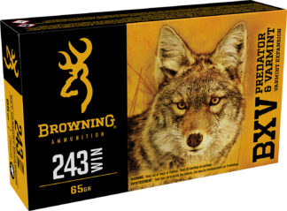 Browning BXV Predator & Varmint .243 Winchester 65 gr Polymer Tip, 20 Rounds