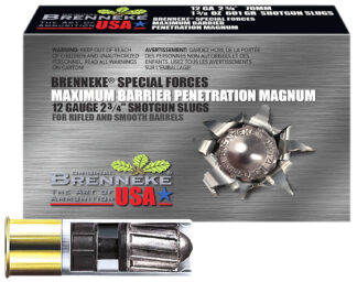 Brenneke Special Forces Maximum Barrier Penetration Magnum 12 Gauge 2.75" 1 3/8 oz Slug, 5 Rounds