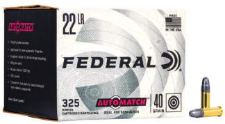 Federal Champion .22 LR 40 Gr Lead Round Nose 325-Round Box