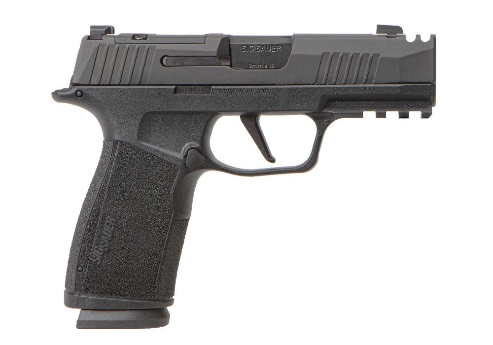 SIG SAUER Off-Duty P365X-MACRO COMP 9mm Semi-Auto Pistol, 3.1 in, 17+1 Rounds, Black