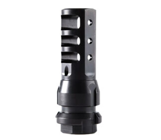 Dead Air Silencers KeyMount Muzzle Brake 7.62mm, 5/8"-24 Threads, Black Steel