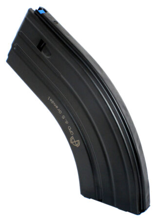 DURAMAG DuraMag SS 26-Round 6.5mm Grendel Detachable Magazine, Black with Blue Follower