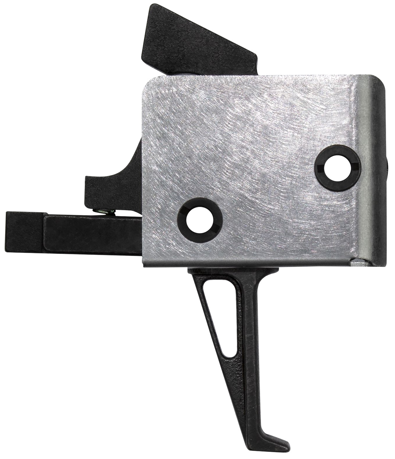CMC Triggers 91503 Drop-In Single-Stage Flat Trigger, 3-3.5 lb Pull, Black/Silver Finish