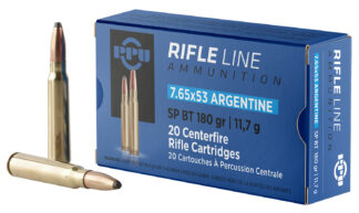 PPU PP7AS 7.65x53mm Argentine 180 gr Soft Point Boat Tail Ammunition, 20 Rounds