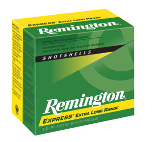 Remington Express Long Range 12 Gauge 2.75 in #4 Lead Shot 1 1/4 oz, 25 Rounds/Box