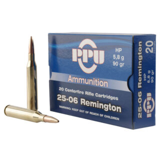 Prvi Partizan .25-06 Remington 90 Grain Hollow Point Rifle Ammo (20 Rounds Per Box)