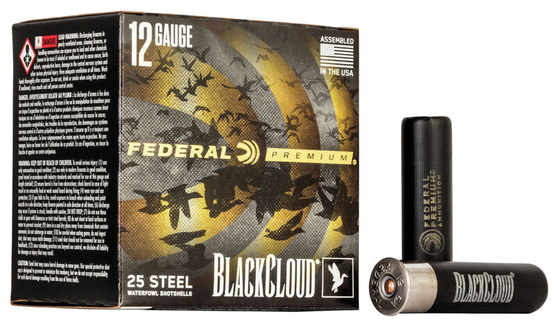 Federal Black Cloud FS 12 Gauge 3.5 in BBB Steel Shot Shell, 1.5 oz, 25 Rounds