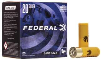 Federal Ammunition Game-Shok Upland 20 Gauge 2.75 in 7/8 oz #7.5 Shot, 25 Rounds
