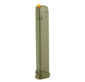 Glock 9mm 33-Round Detachable Magazine, OD Green (G17/34)