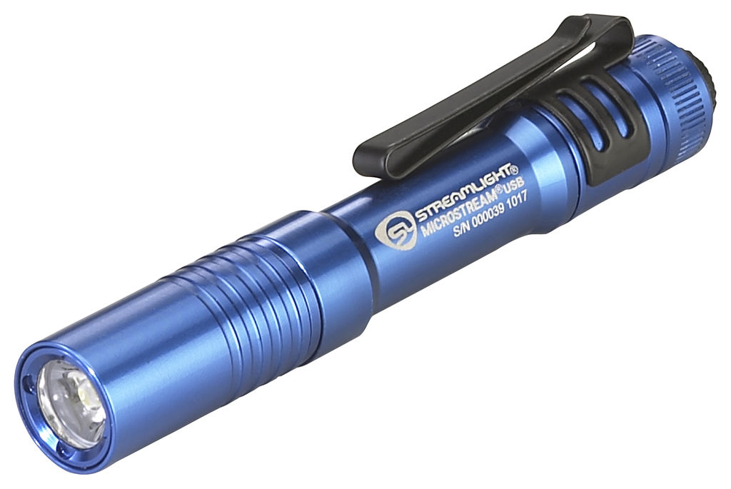 Streamlight MicroStream Blue USB Rechargeable Flashlight 250 Lumens