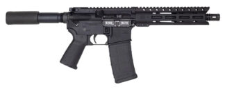 Diamondback DB15 Carbon Series 5.56 NATO AR Pistol 10in Barrel, Black Nitride, 30rd PMAG