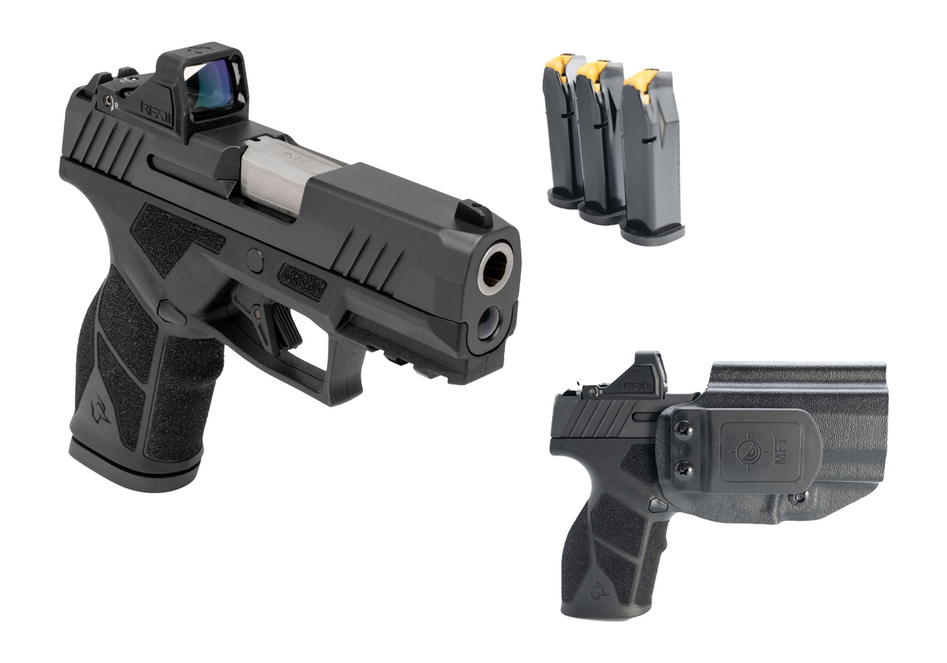 Taurus GX2 Semi-Auto Striker-Fired 9mm 3.38 in Barrel Carry Kit